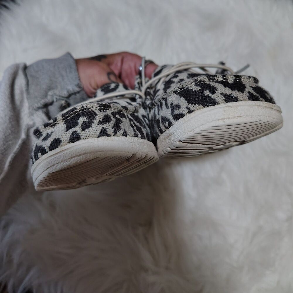 Hey Dudes Leopard Print Girls Size 2Y - Picture 5 of 10